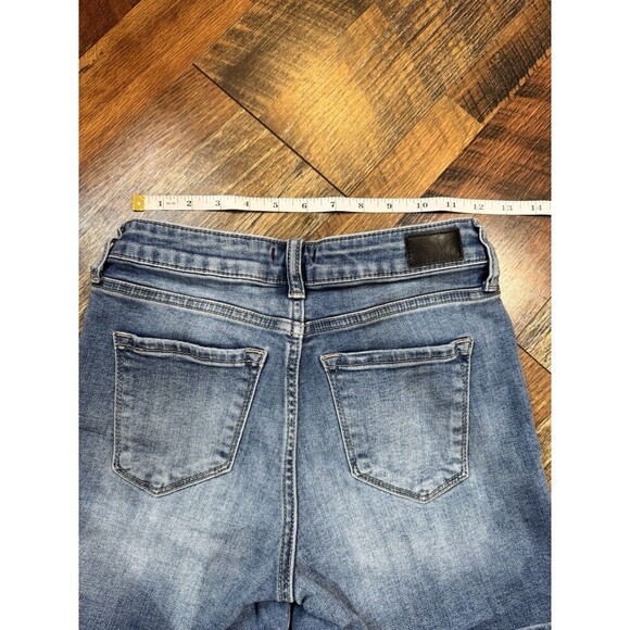 DEAR JOHN Women's Light Wash Distressed Denim  Jean Short Blue Size 25 - Picture 6 of 6